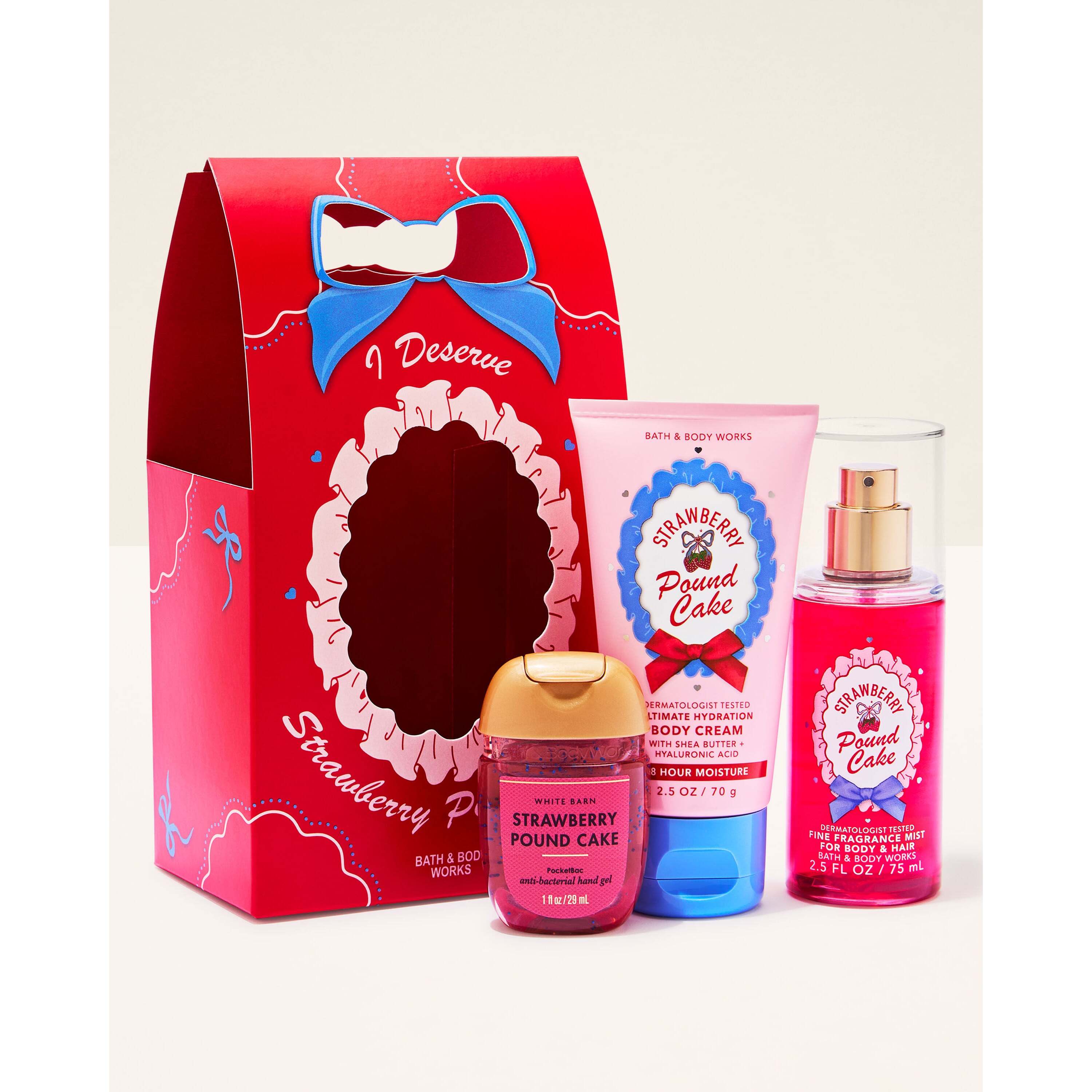 Strawberry Pound Cake Mini Gift Set