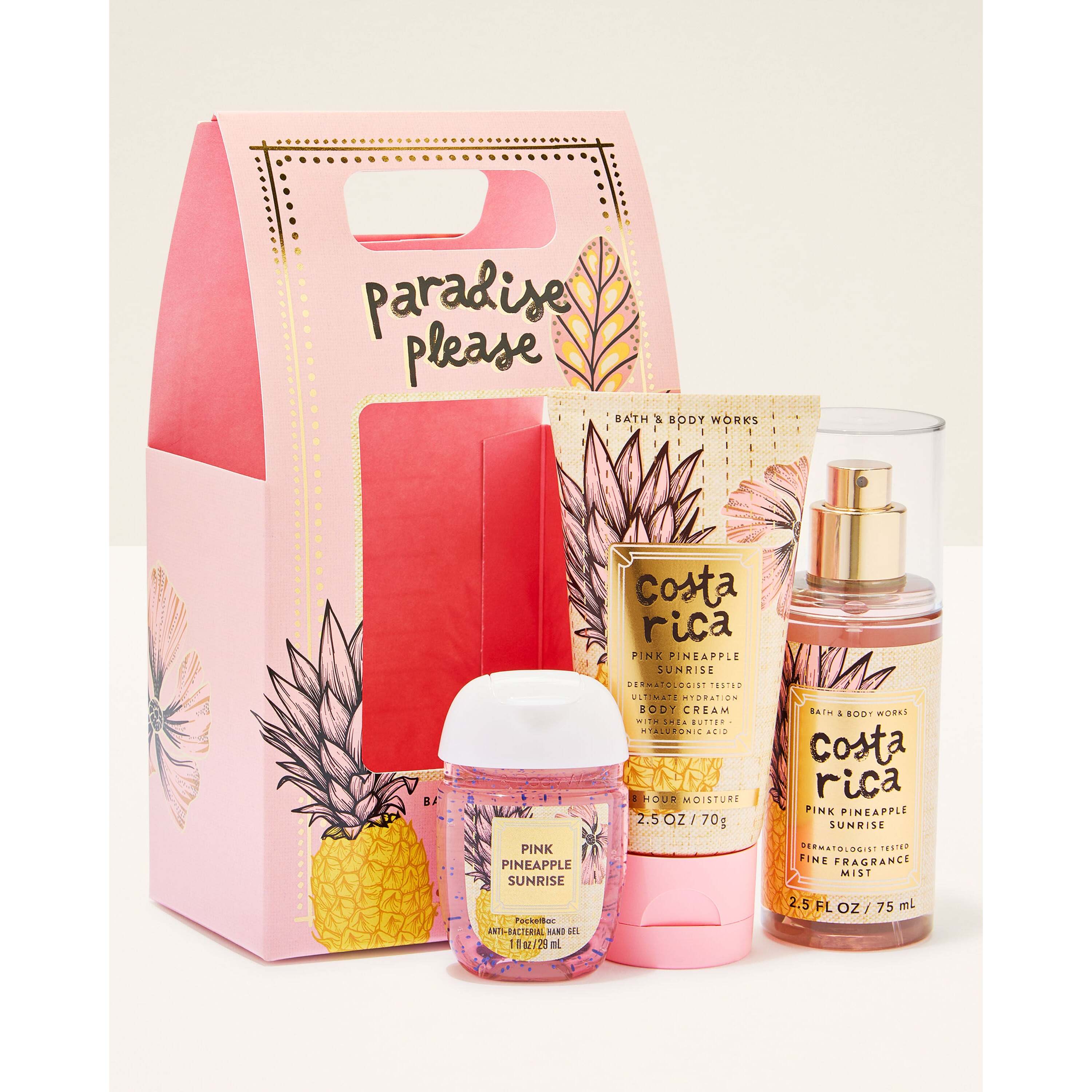 Pink Pineapple Sunrise Mini Gift Set