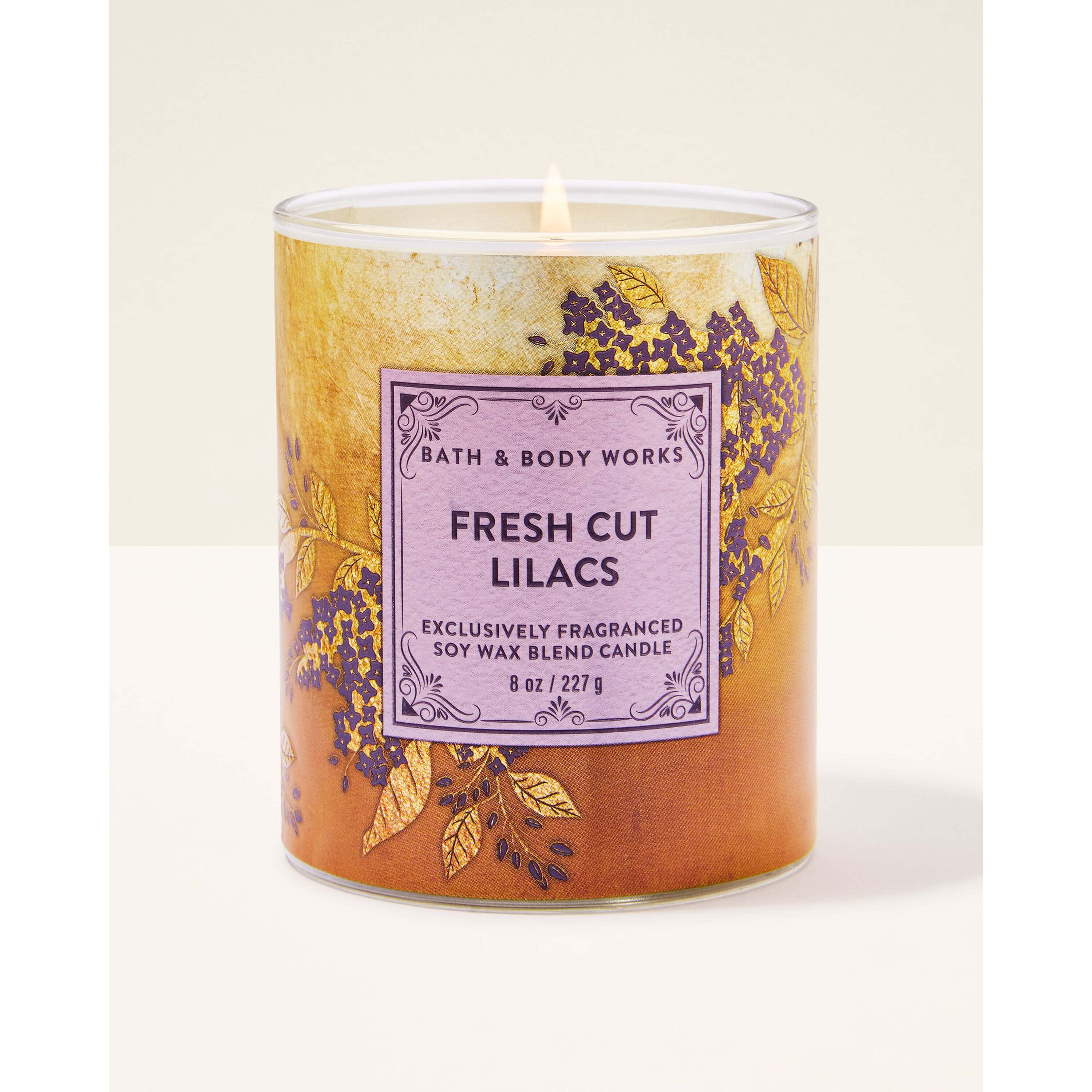 Fresh Cut Lilacs Single Wick Candle