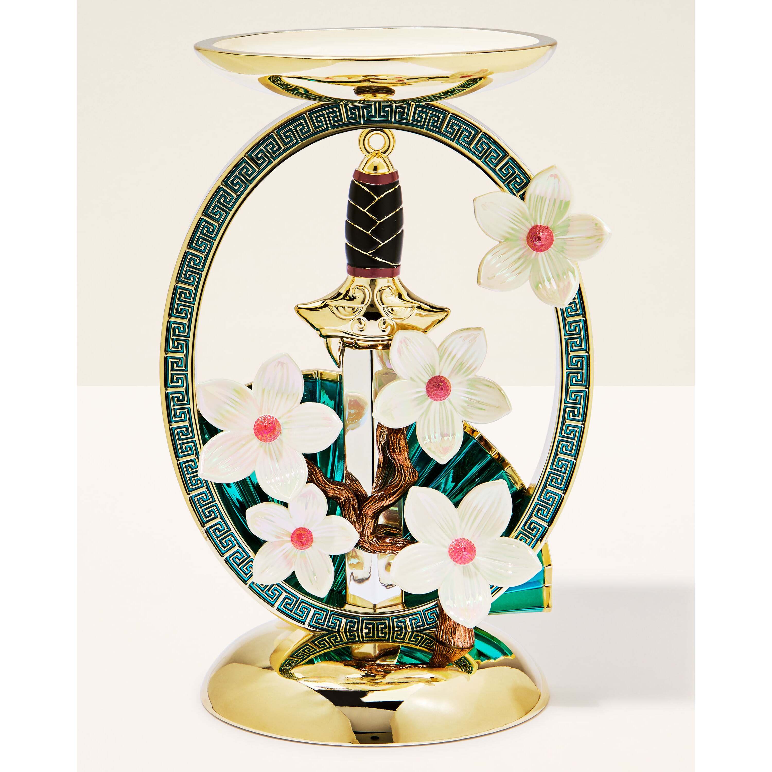 Mulan Pedestal 3-Wick Candle Holder