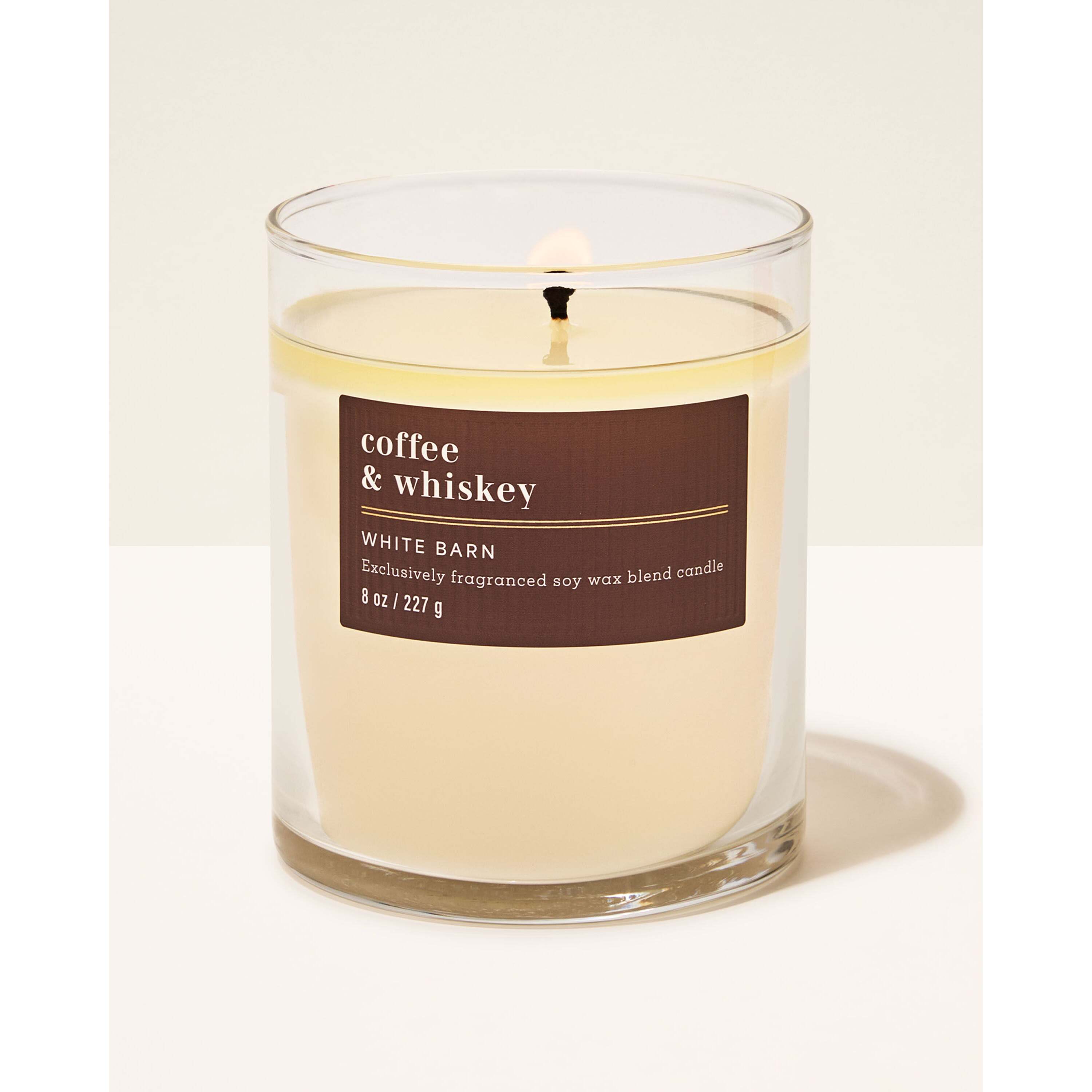 Coffee & Whiskey Single Wick Candle