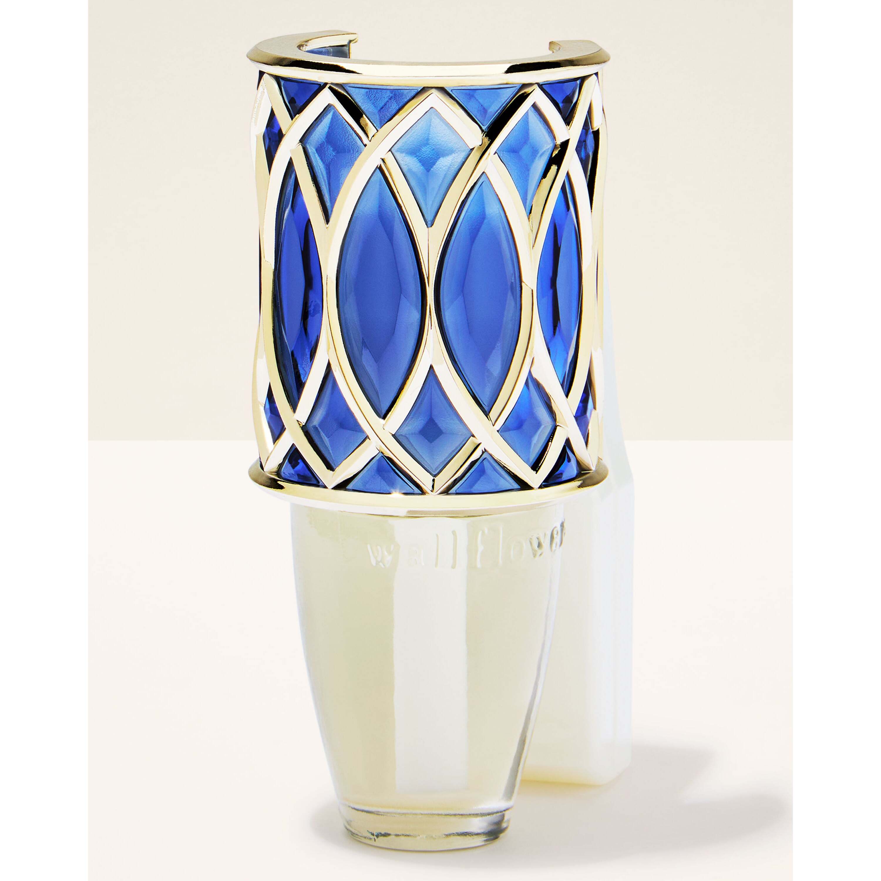 Blue Geometric Scent Control Nightlight Wallflowers Fragrance Plug