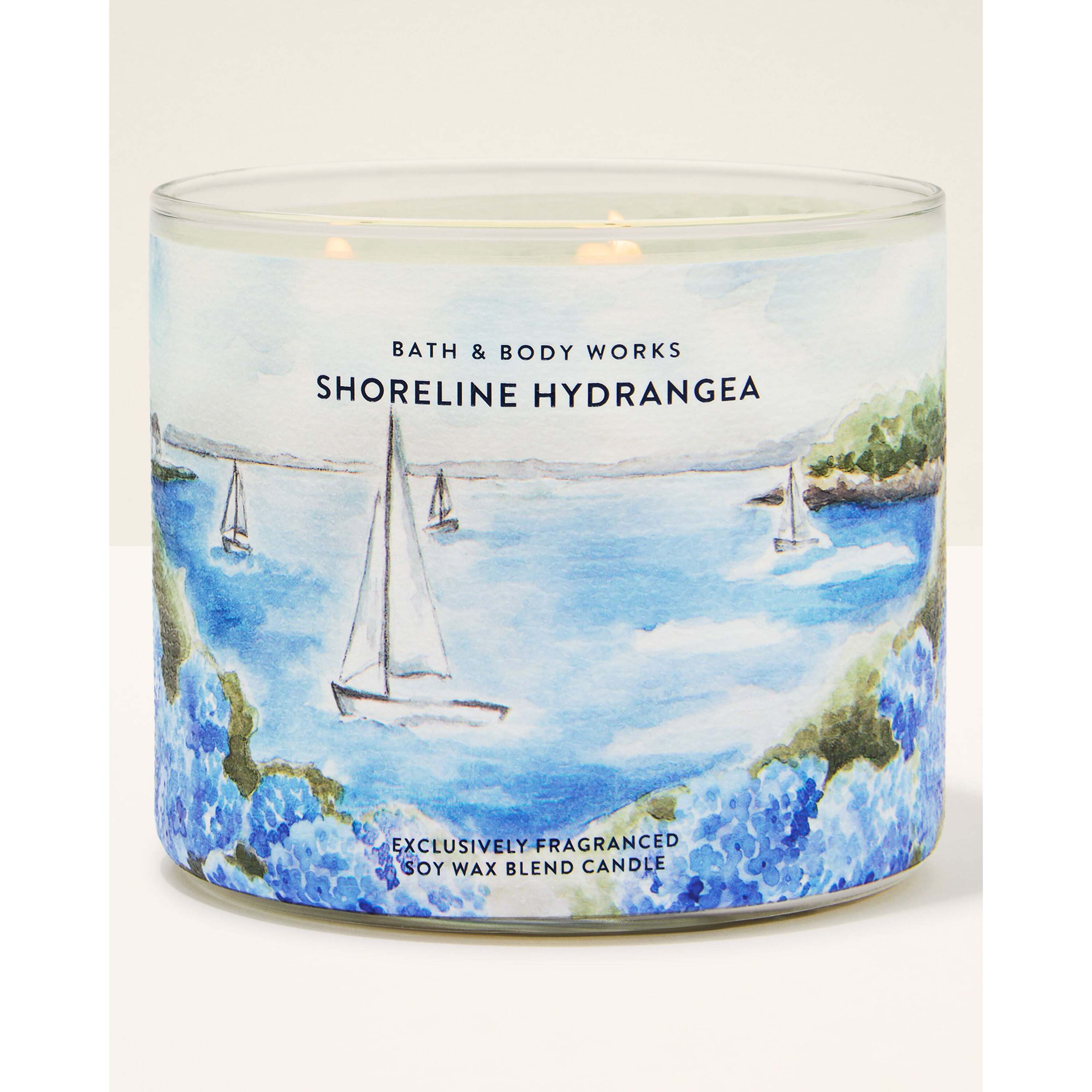Shoreline Hydrangea 3-Wick Candle