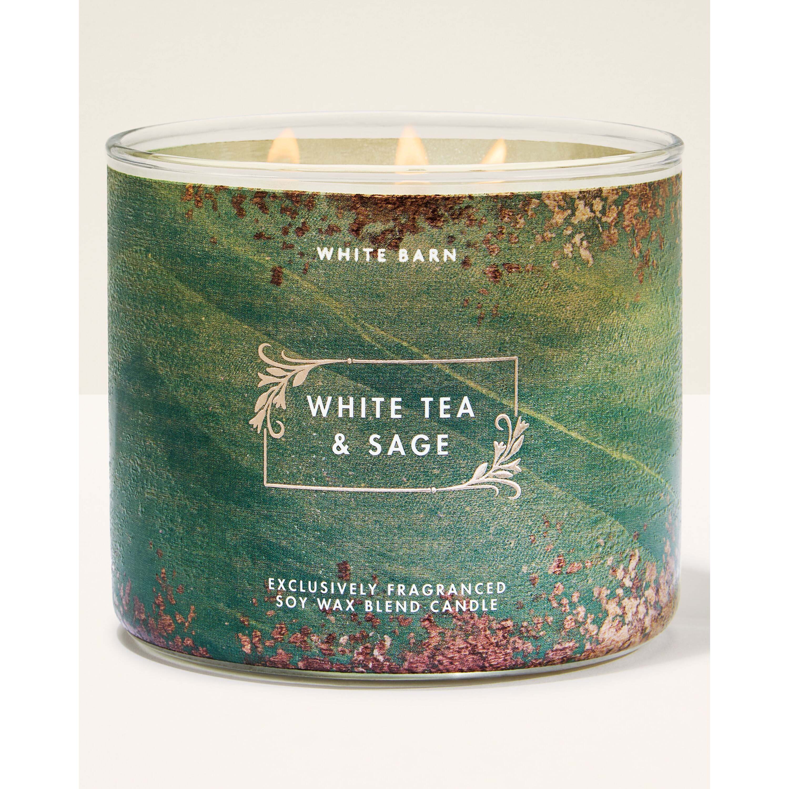 White Tea & Sage 3-Wick Candle