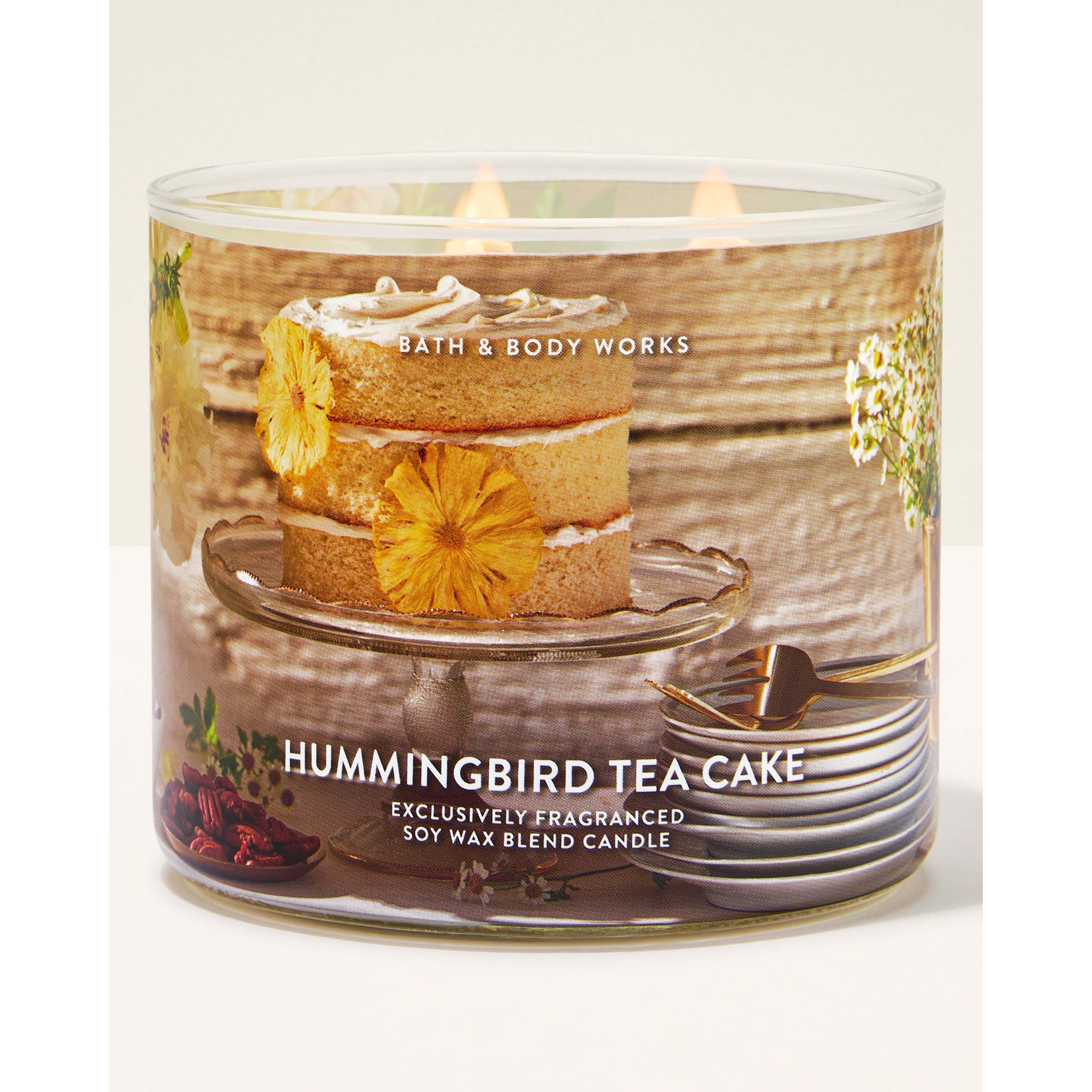 Hummingbird Tea Cake 3-Wick Candle