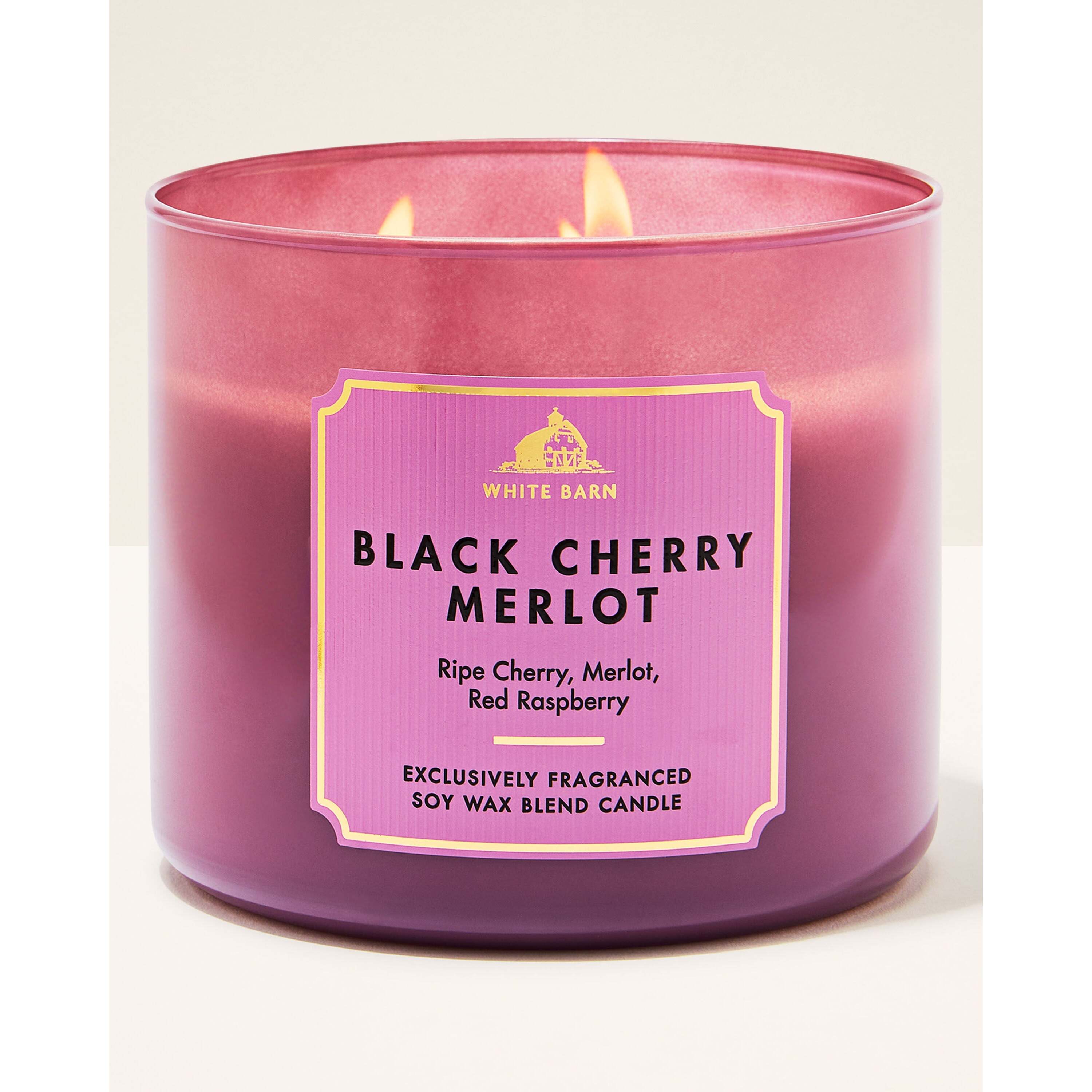 Black Cherry Merlot 3-Wick Candle